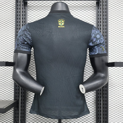 MAILLOT BRÉSIL CONCEPT CHRIST REDEMPTEUR NOIR PLAYER 2024/2025