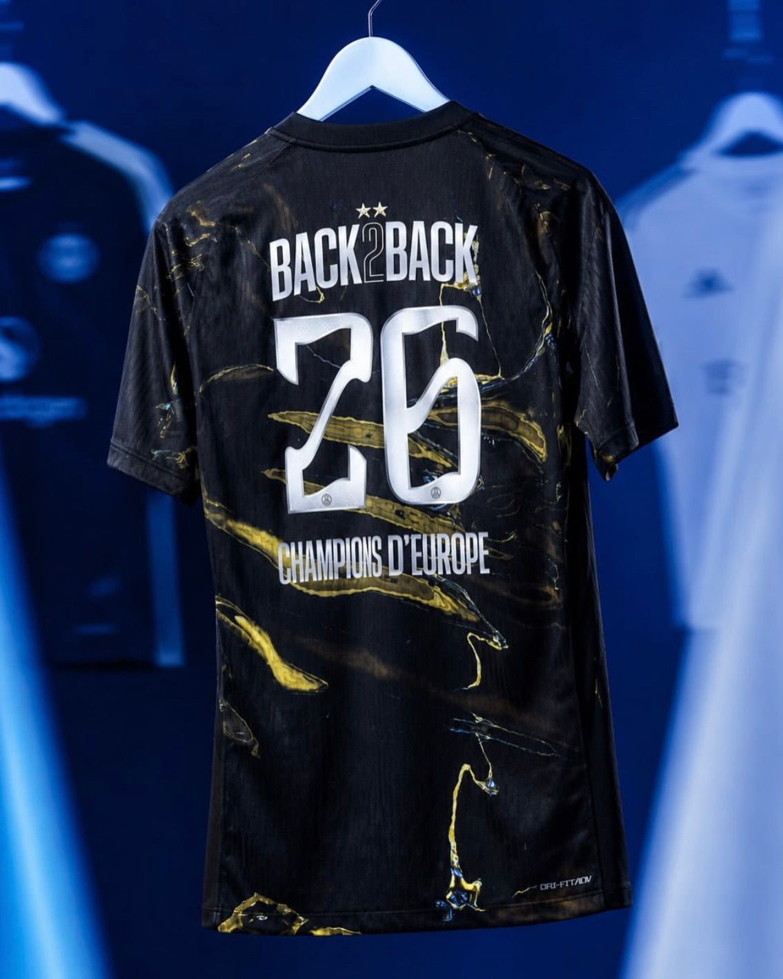 MAILLOT PSG JORDAN NIGHT FAN 2 ÉTOILES
