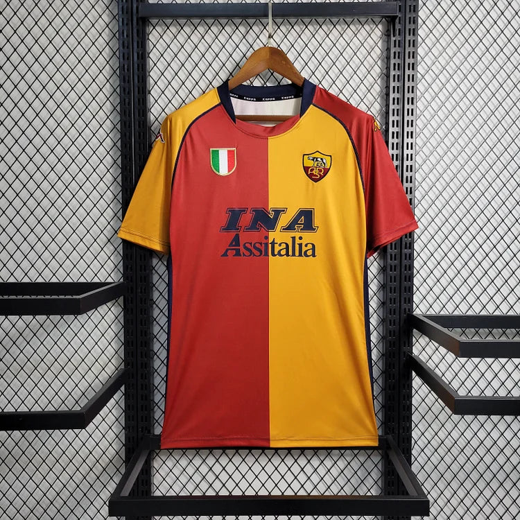 MAILLOT RÉTRO AS ROMA DOMICILE 2001/02