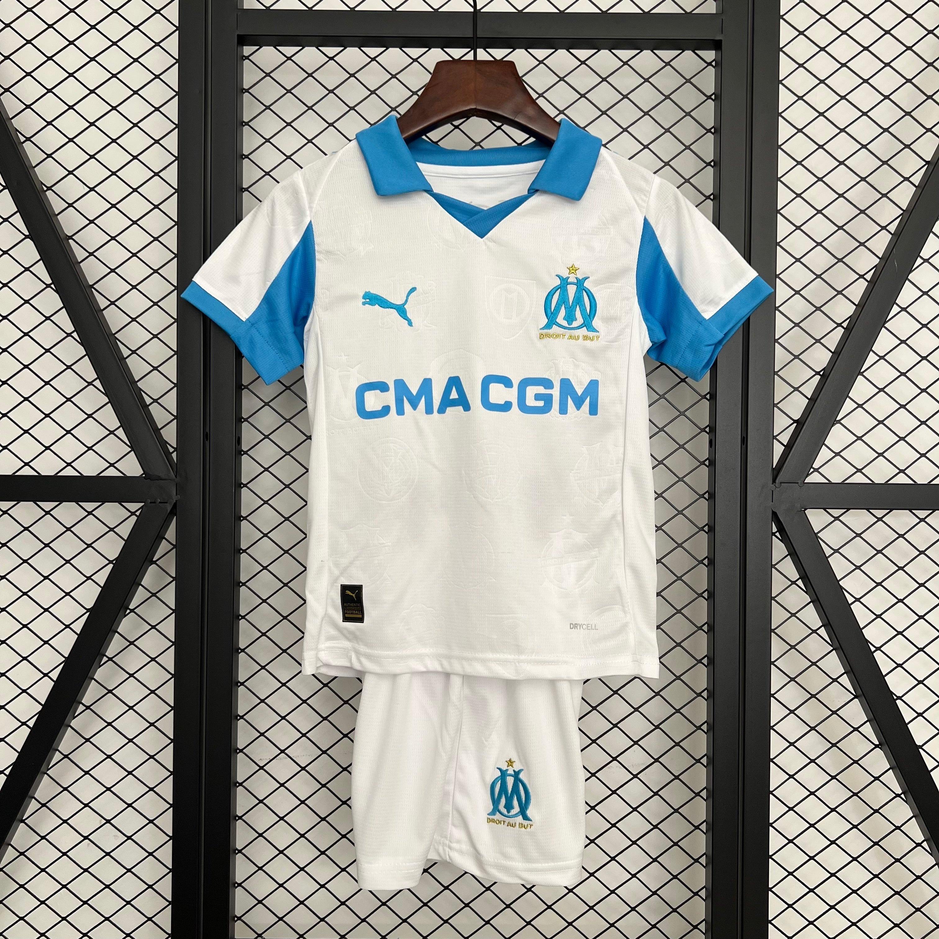 MAILLOT ENFANT MARSEILLE DOMICILE 2025/2026