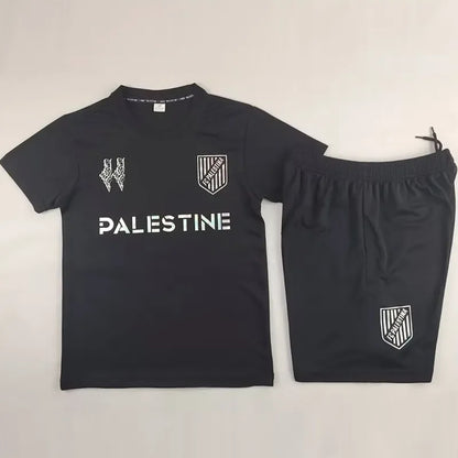 MAILLOT ENFANT PALESTINE NOIR BLANC ANNIVERSAIRE 2024/2025