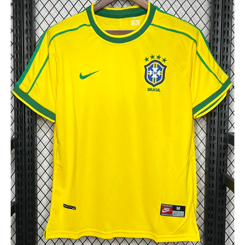 MAILLOT RÉTRO BRÉSIL DOMICILE 1998