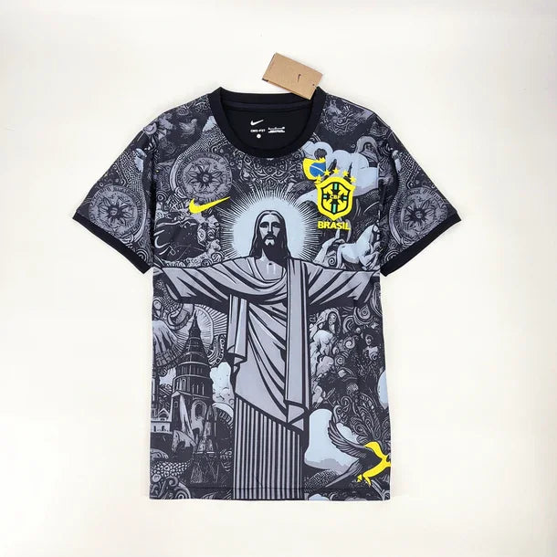 MAILLOT BRÉSIL CONCEPT CHRIST REDEMPTEUR FAN 2024/2025