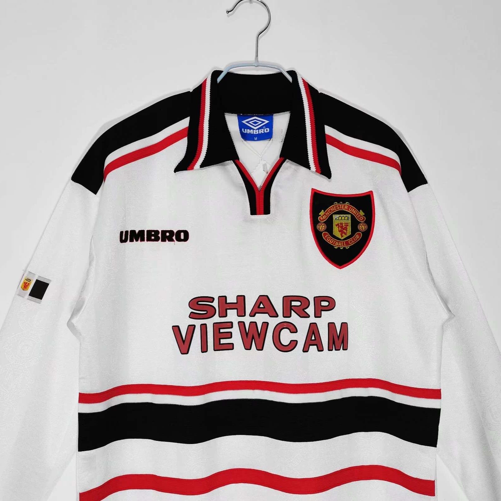 MAILLOT RÉTRO MANCHESTER UNITED EXTERIEUR 1998/99 MANCHES LONGUES