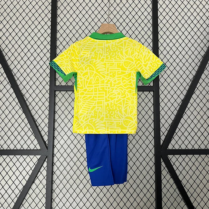 MAILLOT ENFANT BRÉSIL DOMICILE 2024/2025