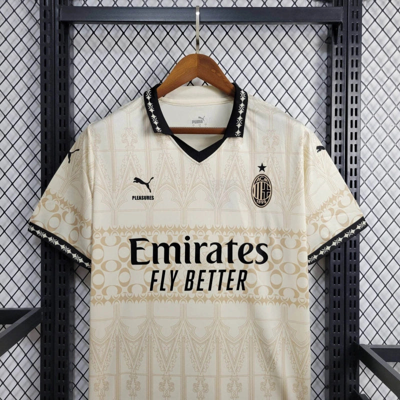 MAILLOT AC MILAN EDITION PLEASURES FOURTH BLANC FAN 2023/2024