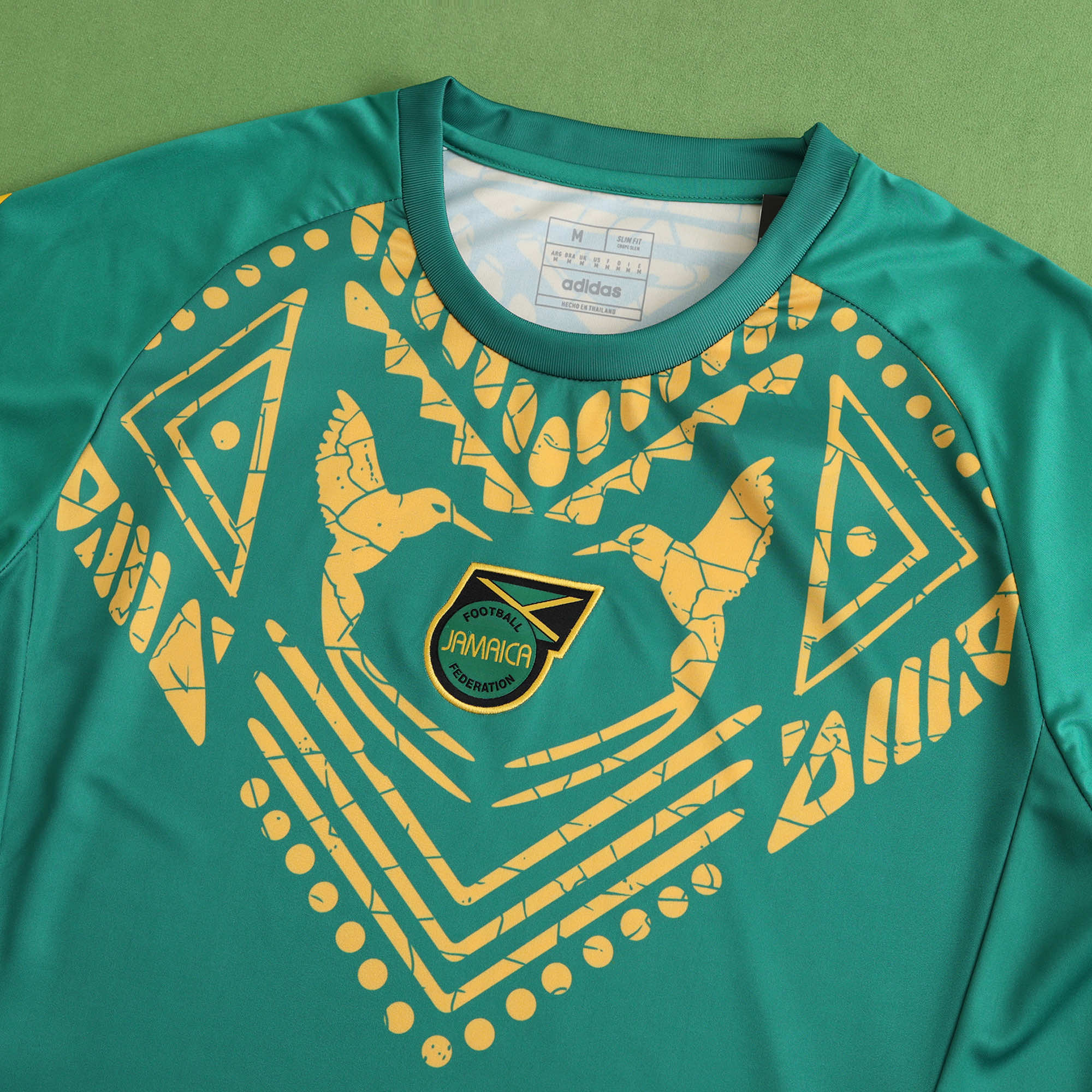 MAILLOT JAMAIQUE VERT ENTRAINEMENT FAN 2024/2025