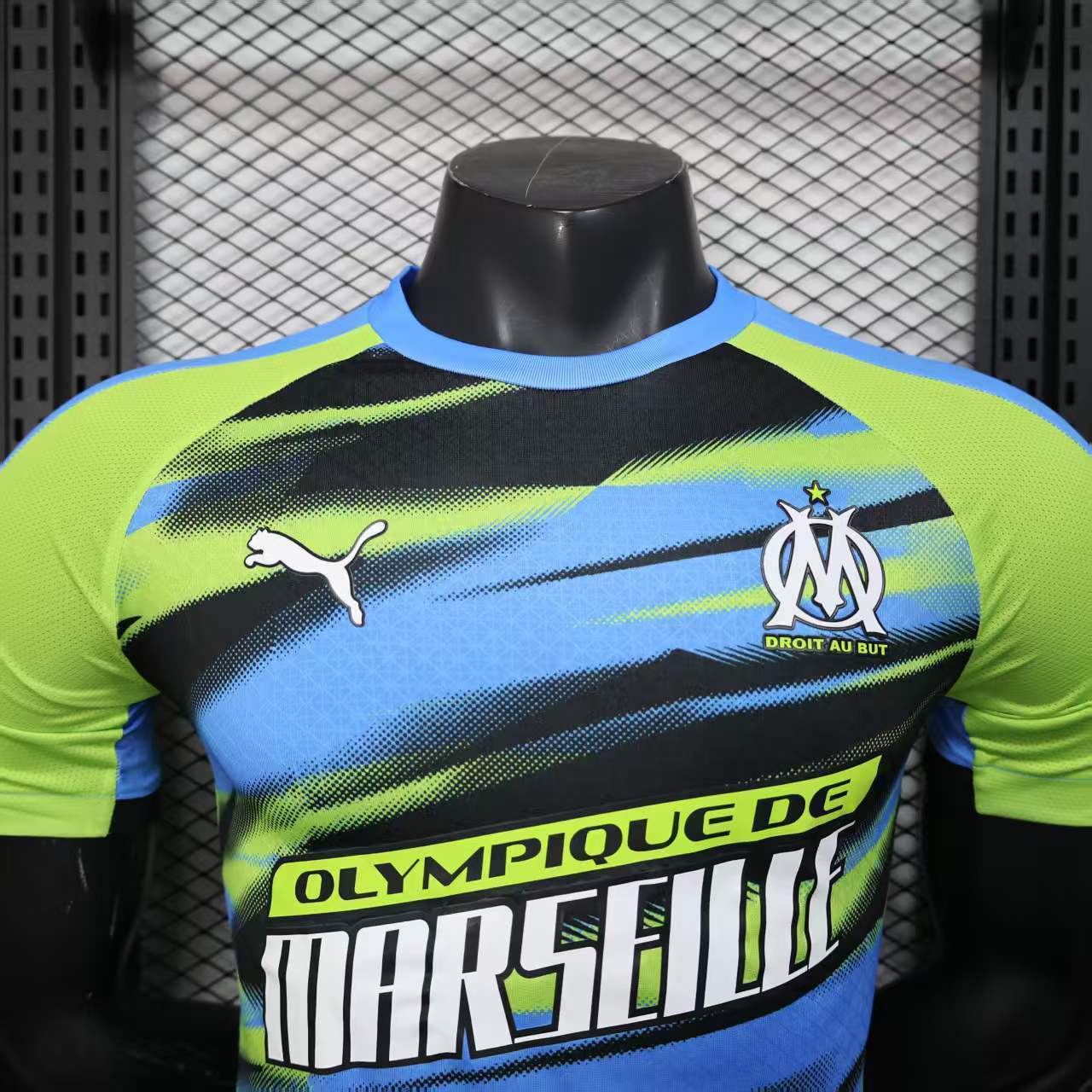 MAILLOT MARSEILLE ÉDITION SPÉCIALE VERT BLEU PLAYER 2025/2026