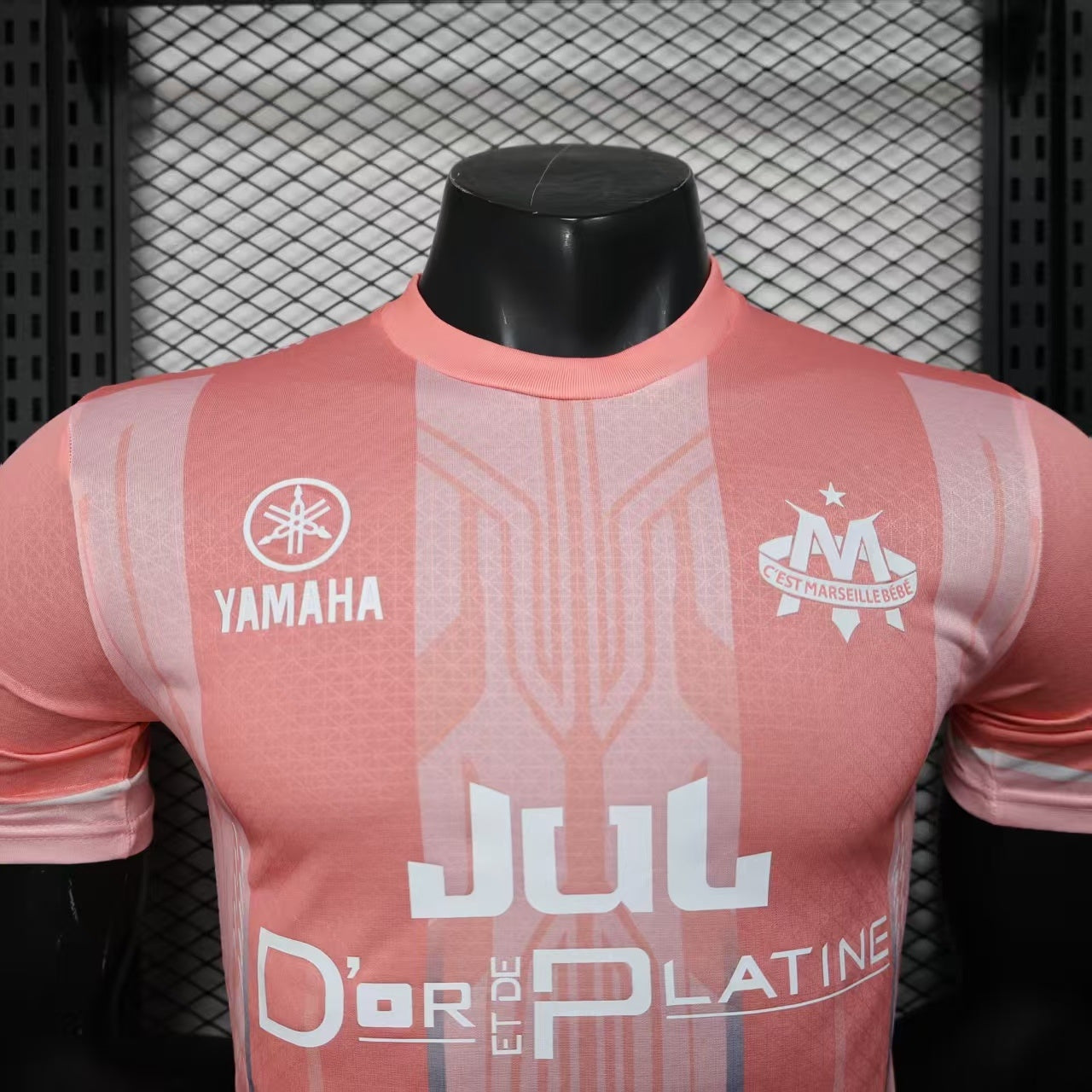 MAILLOT MARSEILLE JUL ROSE PLAYER 2025/2026