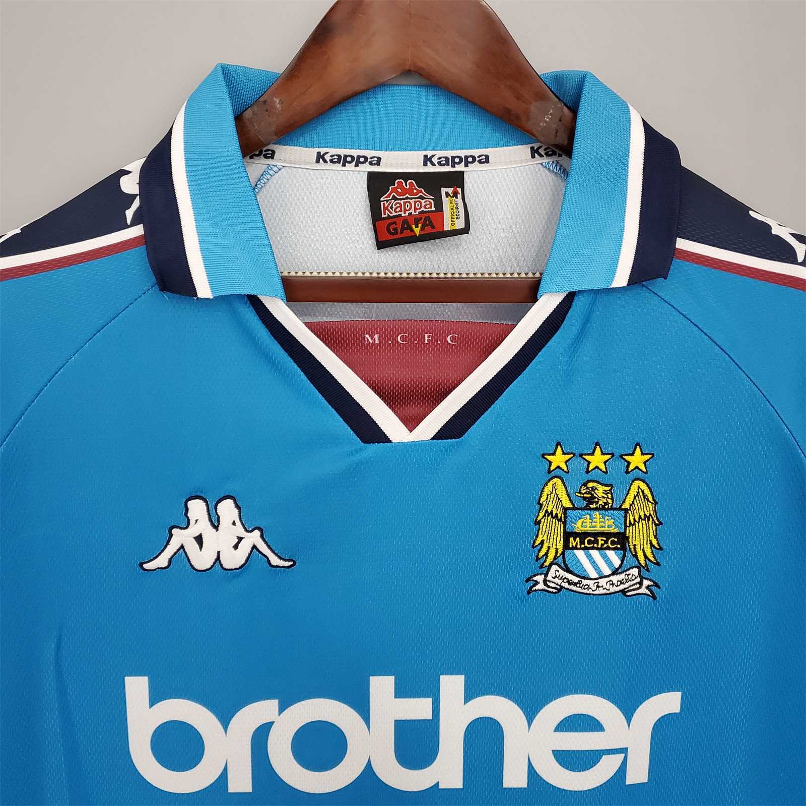 MAILLOT RÉTRO MANCHESTER CITY DOMICILE 1997/99