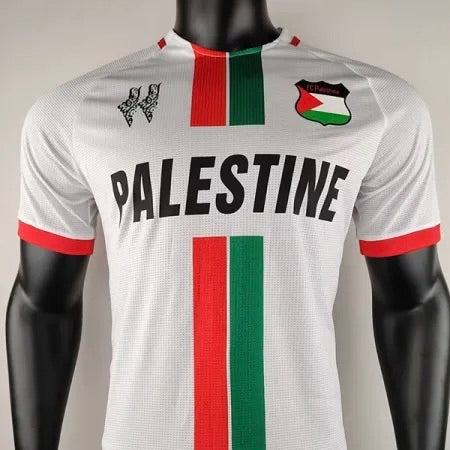 MAILLOT PALESTINE BLANC VERSION PLAYER 2024/2025