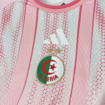 MAILLOT ALGÉRIE ROSE FAN COUPE DU MONDE 2026