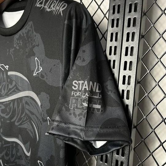 MAILLOT PALESTINE NOIR ÉDITION SPÉCIALE FAN 2024/2025
