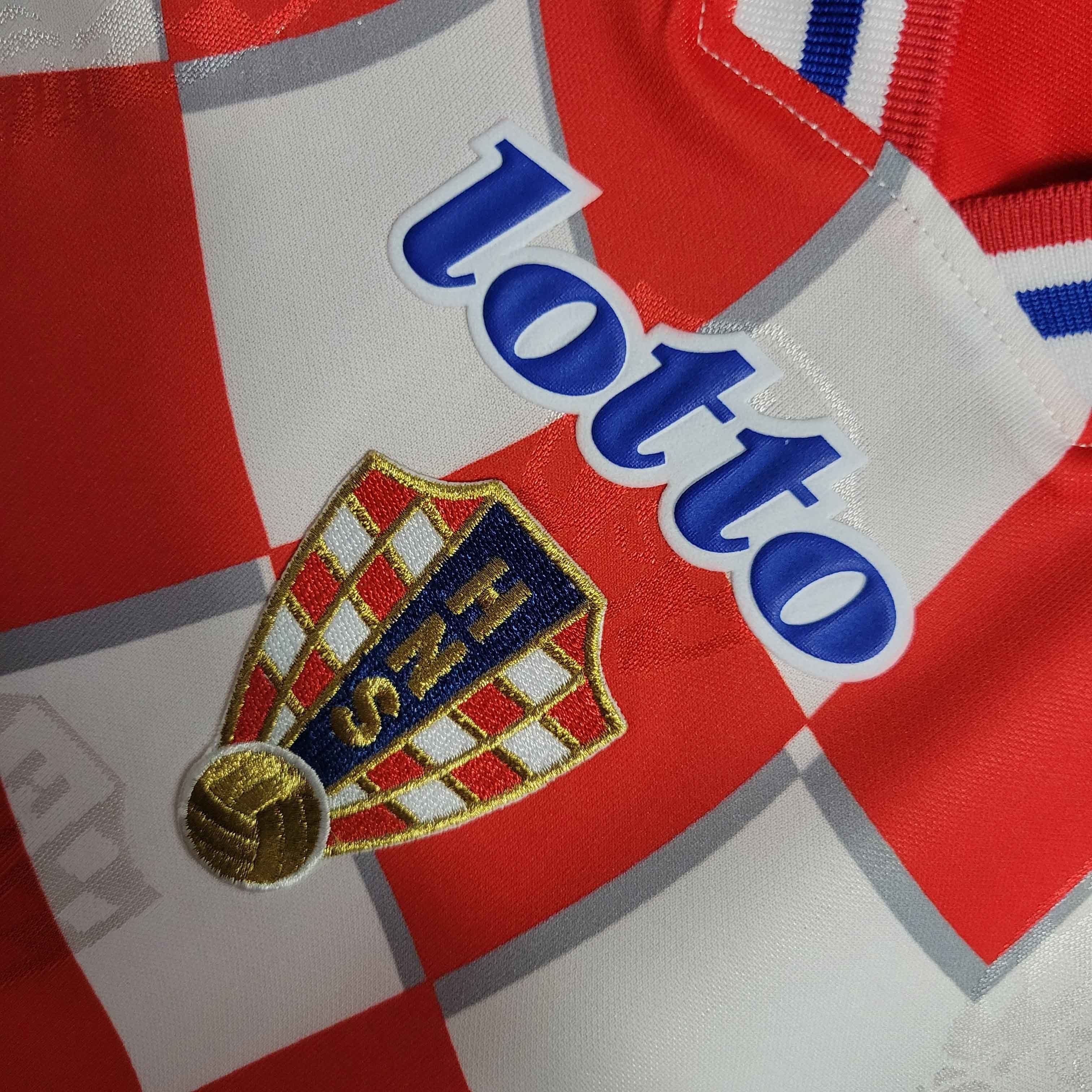 MAILLOT RÉTRO CROATIE DOMICILE 1998