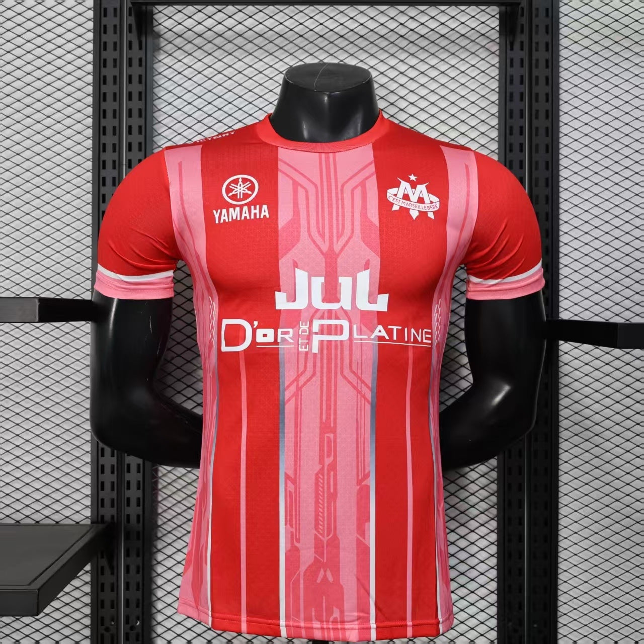 MAILLOT MARSEILLE JUL ROUGE PLAYER 2025/2026