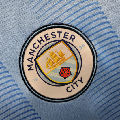 MAILLOT MANCHESTER CITY DOMICILE 2023/2024 VERSION MANCHES LONGUES