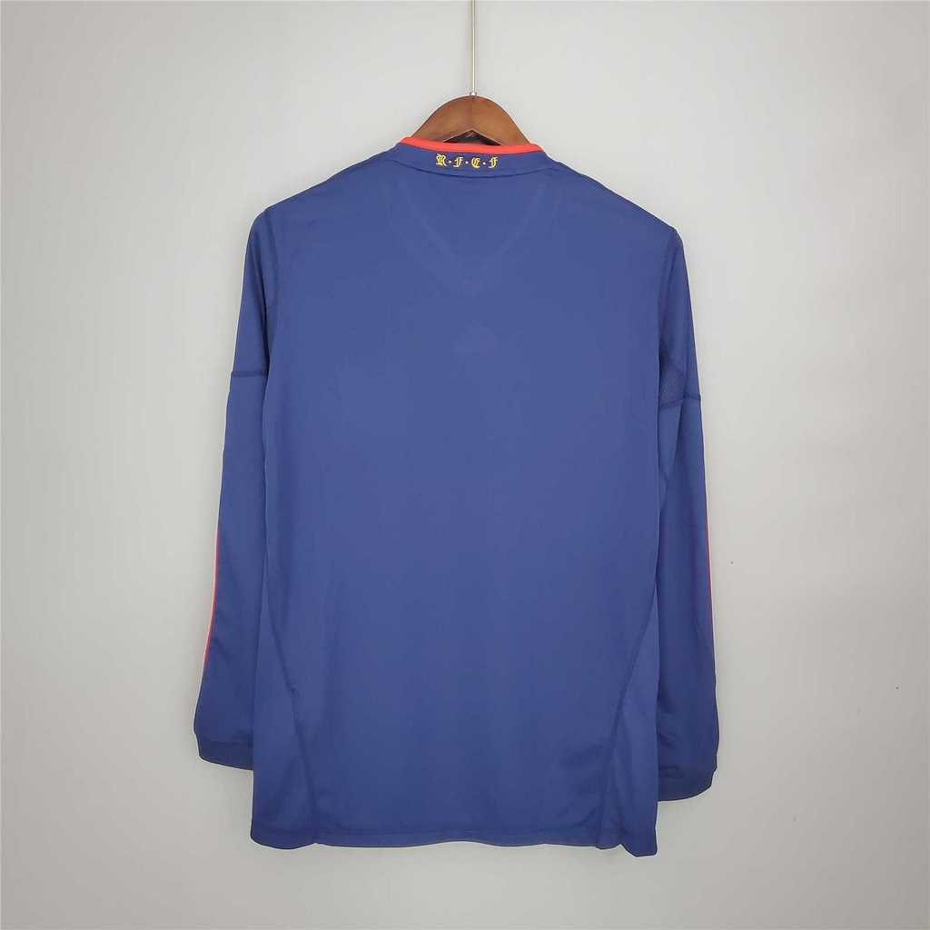 MAILLOT RÉTRO ESPAGNE EXTÉRIEUR 2010 VERSION MANCHES LONGUES