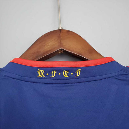 MAILLOT RÉTRO ESPAGNE EXTÉRIEUR 2010 VERSION MANCHES LONGUES