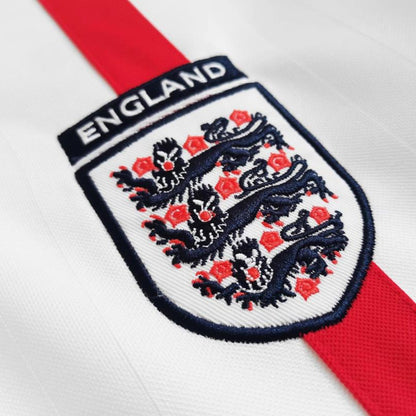MAILLOT RÉTRO ANGLETERRE DOMICILE 2002 VERSION MANCHES LONGUES
