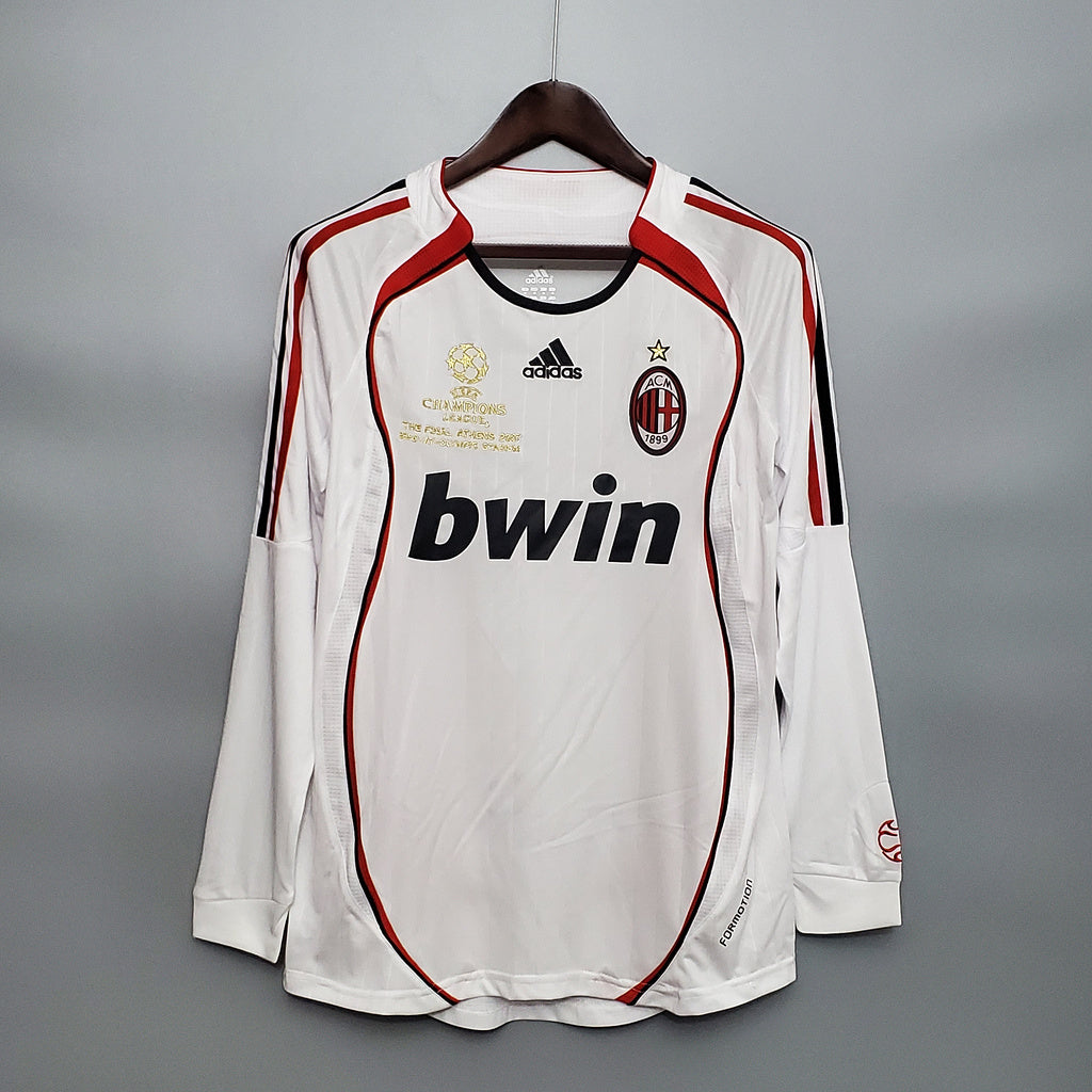 MAILLOT RÉTRO AC MILAN EXTERIEUR 2006/07 MANCHES LONGUES