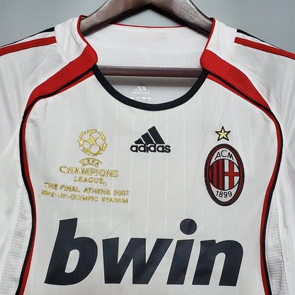 MAILLOT RÉTRO AC MILAN EXTERIEUR 2006/07 MANCHES LONGUES