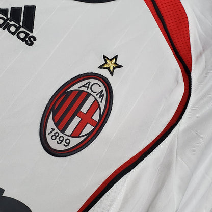 MAILLOT RÉTRO AC MILAN EXTERIEUR 2006/07 MANCHES LONGUES