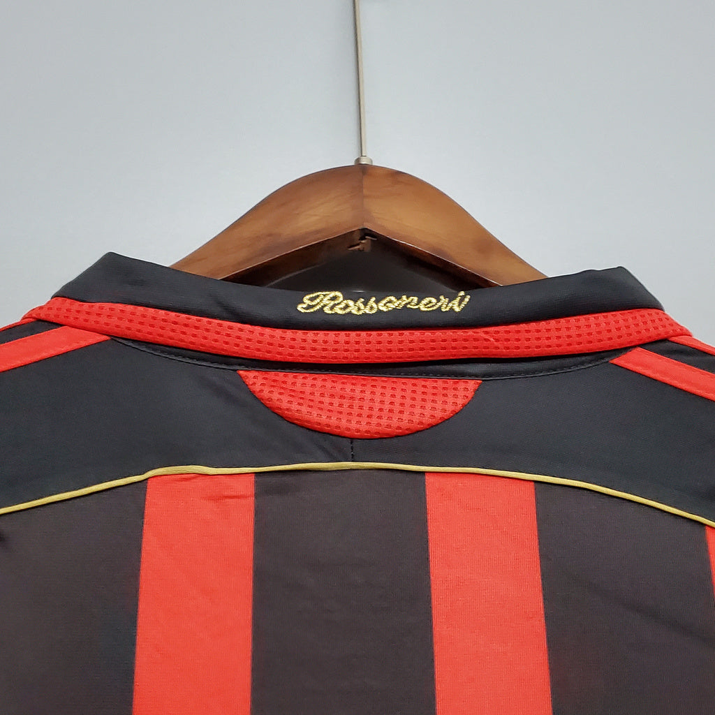 MAILLOT RÉTRO AC MILAN DOMICILE 2006/07 MANCHES LONGUES