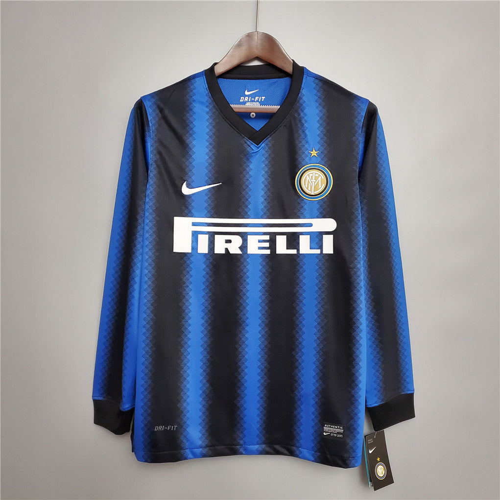 MAILLOT RÉTRO INTER MILAN DOMICILE 2010/11 MANCHES LONGUES
