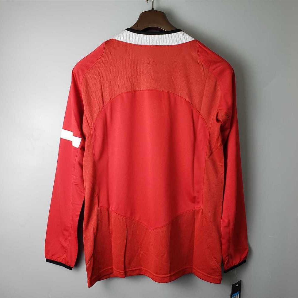 MAILLOT RÉTRO MANCHESTER UNITED DOMICILE 2005/06 MANCHES LONGUES