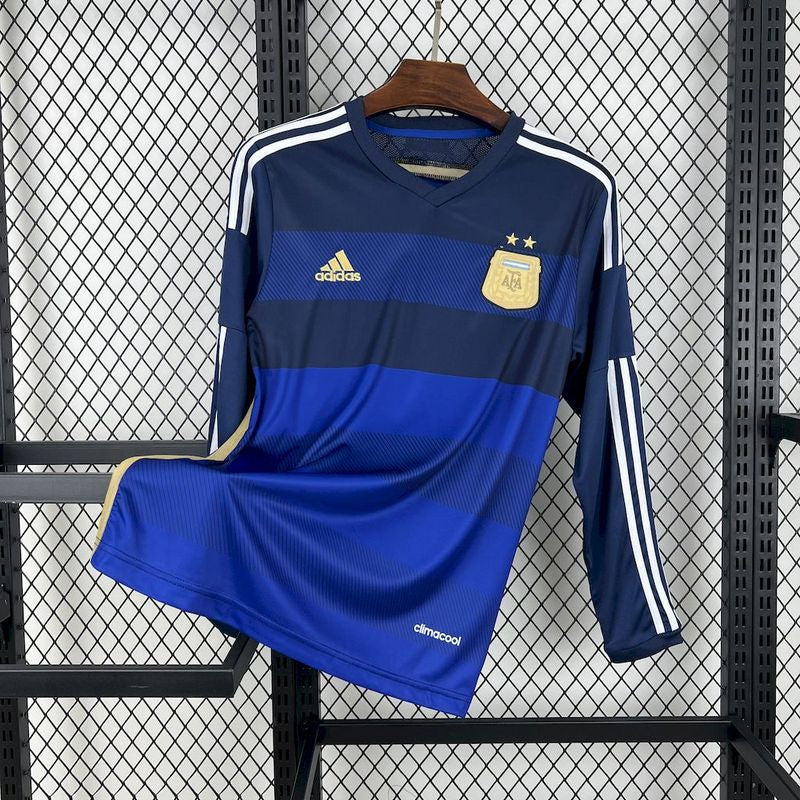 MAILLOT RÉTRO ARGENTINE EXTERIEUR 2014 VERSION MANCHES LONGUES