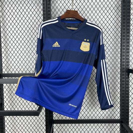 MAILLOT RÉTRO ARGENTINE EXTERIEUR 2014 VERSION MANCHES LONGUES