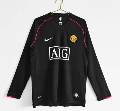 MAILLOT RÉTRO MANCHESTER UNITED EXTERIEUR 2007/08 MANCHES LONGUES
