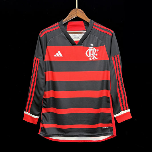 MAILLOT FLAMENGO DOMICILE 2024/2025 VERSION MANCHES LONGUES