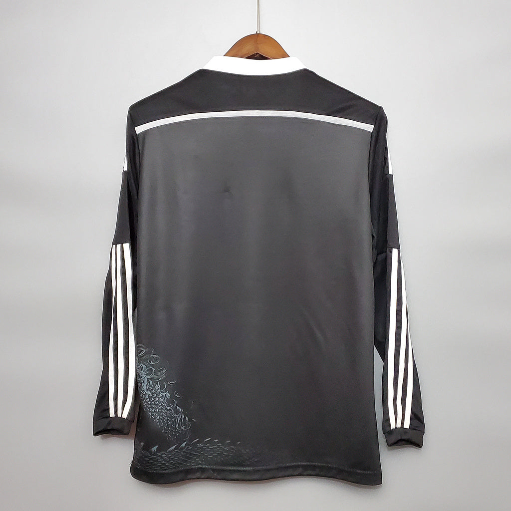 MAILLOT REAL MADRID EXTÉRIEUR 2014/2015 VERSION MANCHES LONGUES