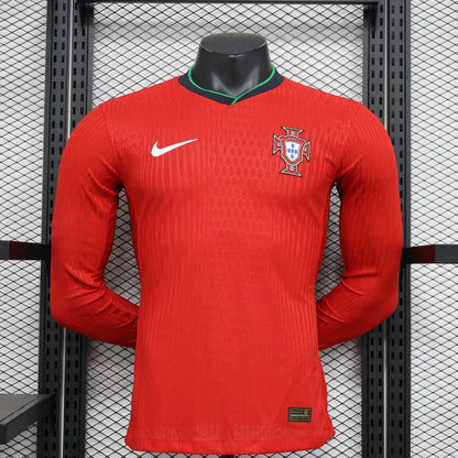 MAILLOT PORTUGAL DOMICILE PLAYER 2024/25 VERSION MANCHES LONGUES