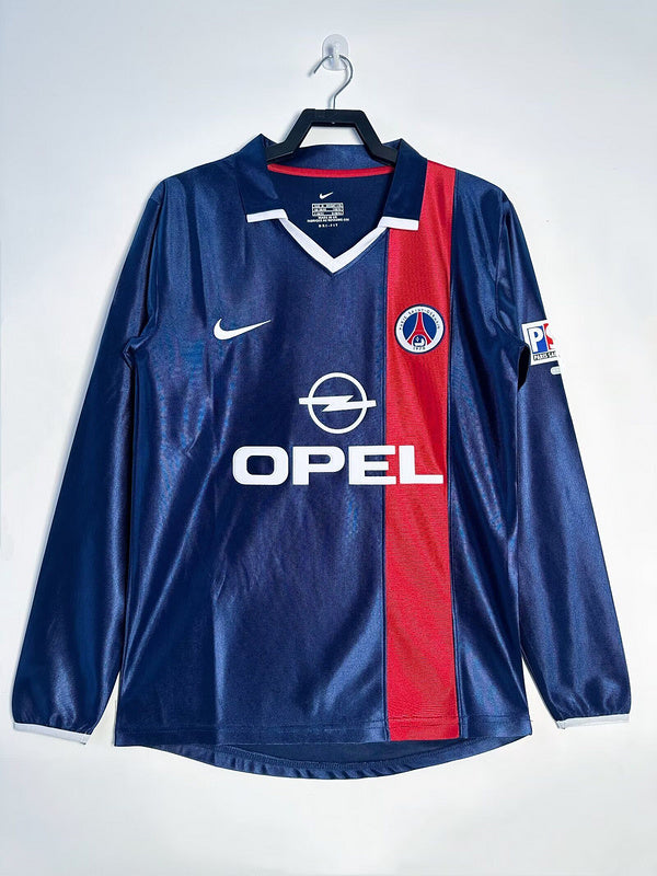 MAILLOT RÉTRO PSG DOMICILE 2001/02 MANCHES LONGUES