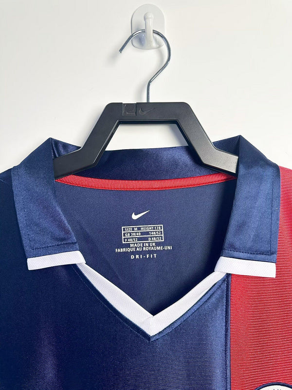 MAILLOT RÉTRO PSG DOMICILE 2001/02 MANCHES LONGUES