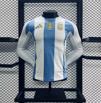 MAILLOT ARGENTINE DOMICILE PLAYER 24/25 VERSION MANCHES LONGUES
