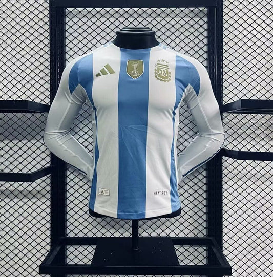 MAILLOT ARGENTINE DOMICILE PLAYER 24/25 VERSION MANCHES LONGUES