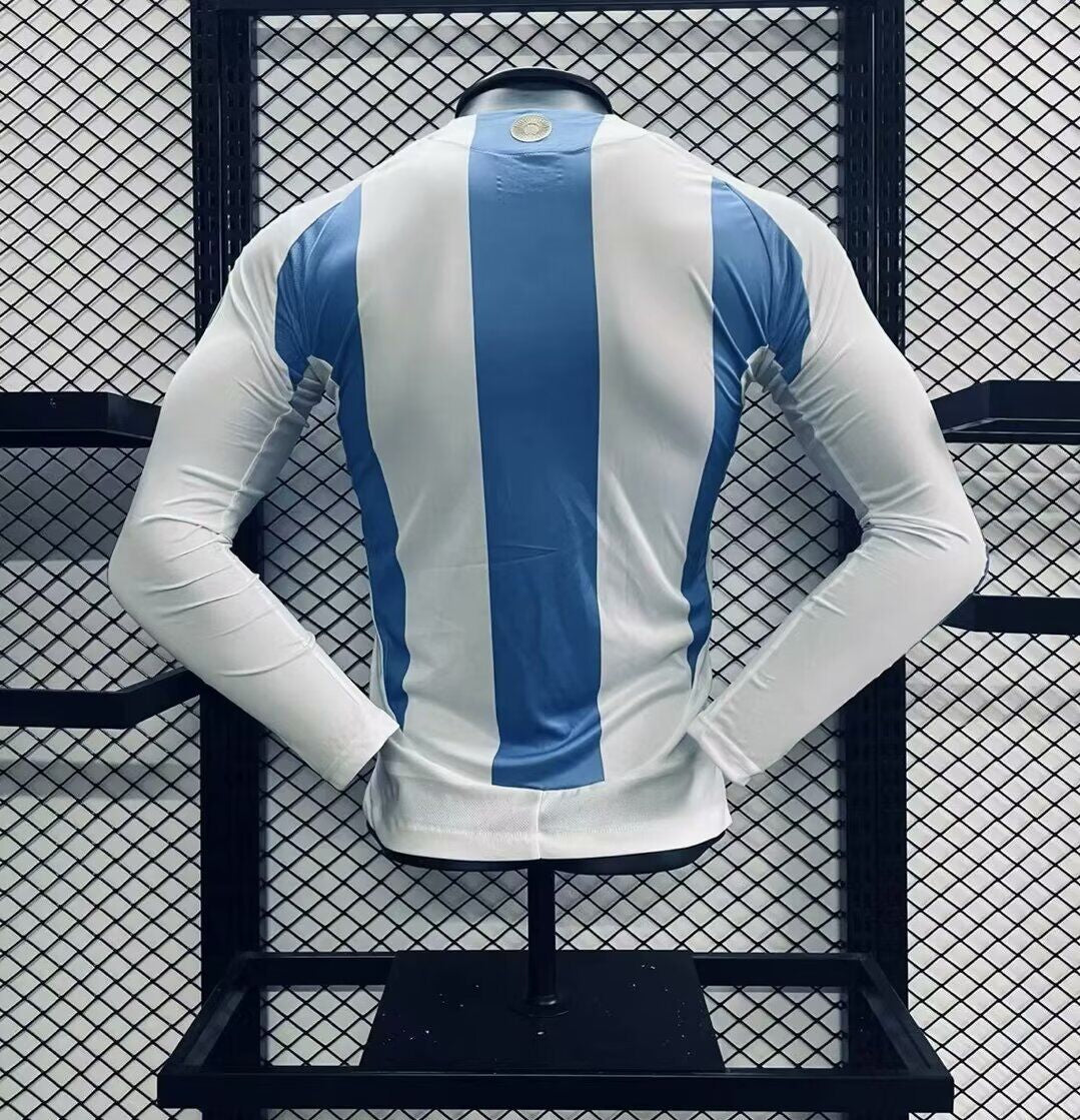 MAILLOT ARGENTINE DOMICILE PLAYER 24/25 VERSION MANCHES LONGUES