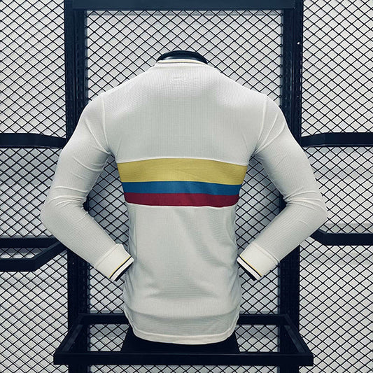MAILLOT COLOMBIE BLANC 100e ANNIVERSAIRE MANCHES LONGUES