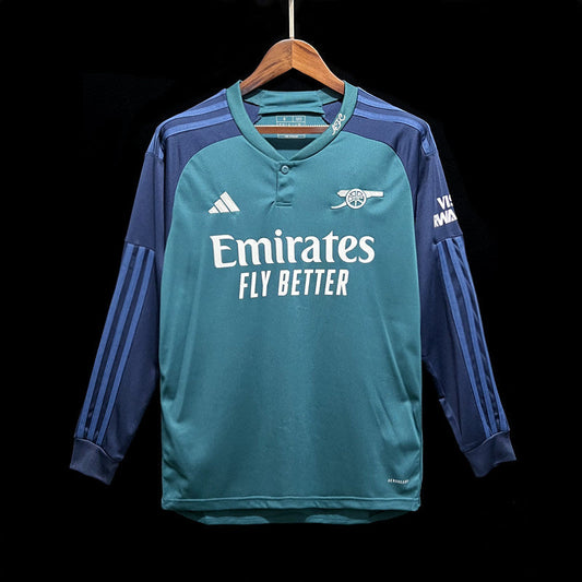 MAILLOT ARSENAL EXTÉRIEUR 2023/2024 VERSION MANCHES LONGUES