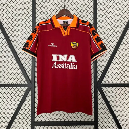 MAILLOT RÉTRO AS ROMA DOMICILE 1998/99