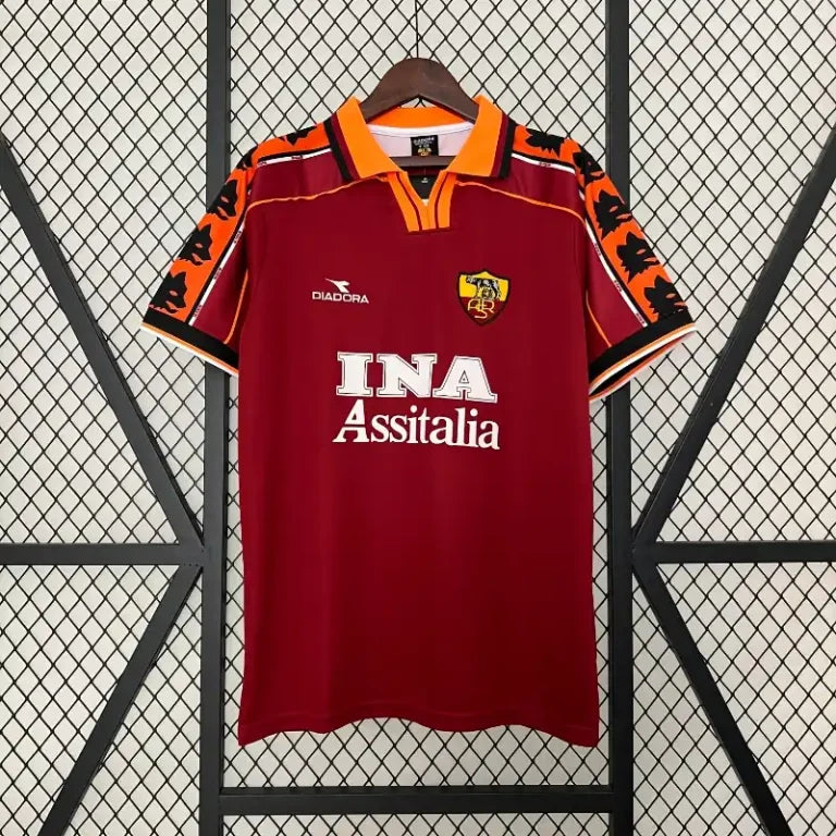 MAILLOT RÉTRO AS ROMA DOMICILE 1998/99