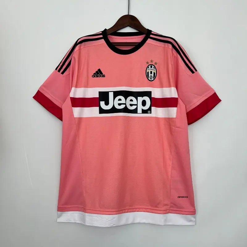 MAILLOT RÉTRO JUVENTUS ROSE 2015/16