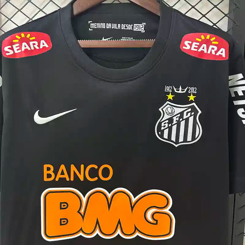 MAILLOT RÉTRO SANTOS NOIR 2012/13