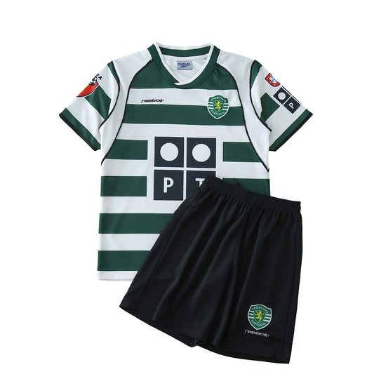 MAILLOT ENFANT RÉTRO SPORTING DOMICILE 2001/03