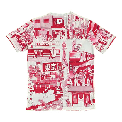 MAILLOT JAPON CONCEPT TOKYO ROUGE