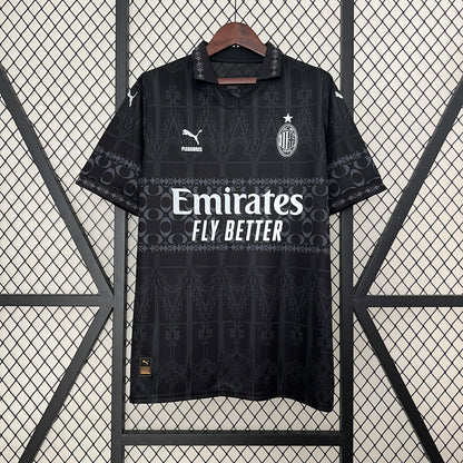 MAILLOT AC MILAN EDITION PLEASURES FOURTH NOIR FAN 2023/2024