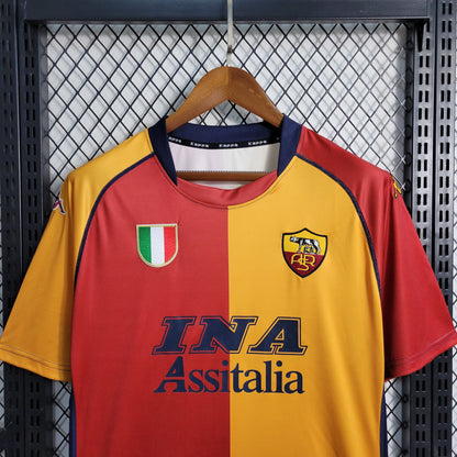 MAILLOT RÉTRO AS ROMA DOMICILE 2001/02